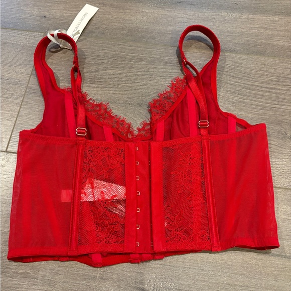 Victoria’s Secret Dream Angels Unlined Lace-Up Corset Top - Picture 4 of 8